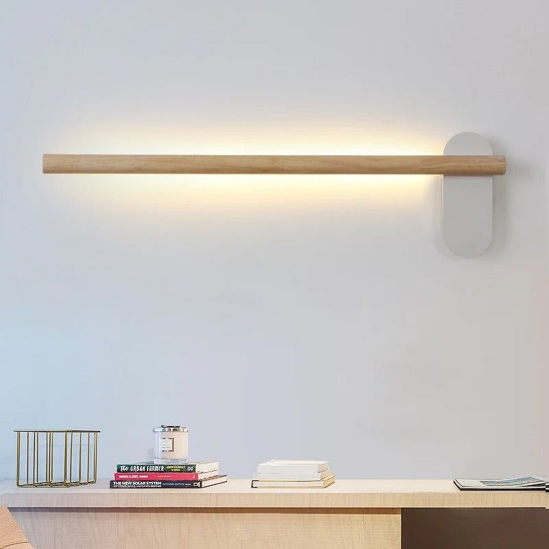 applique murale bois blanc