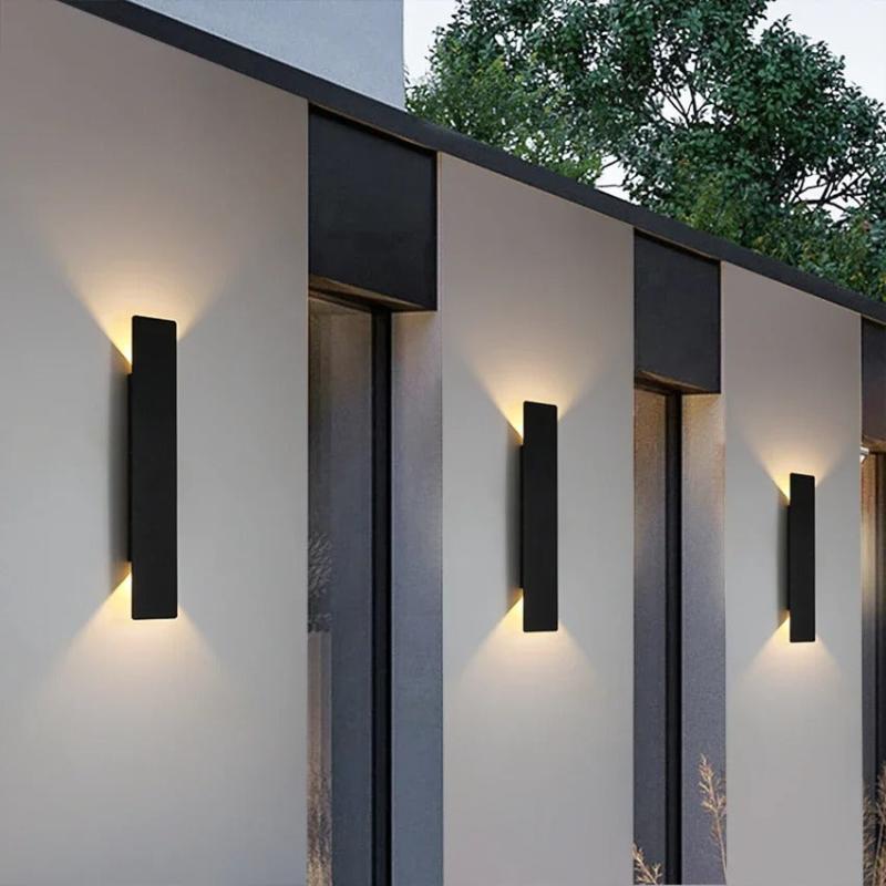 applique murale jardin scandinave noir moderne