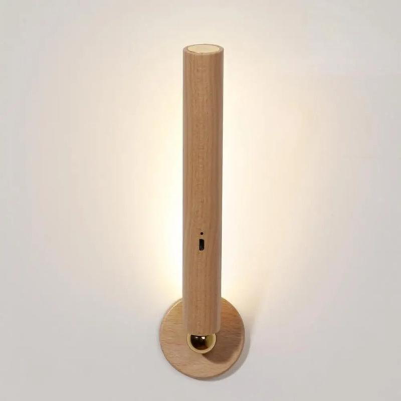 applique muale led bois