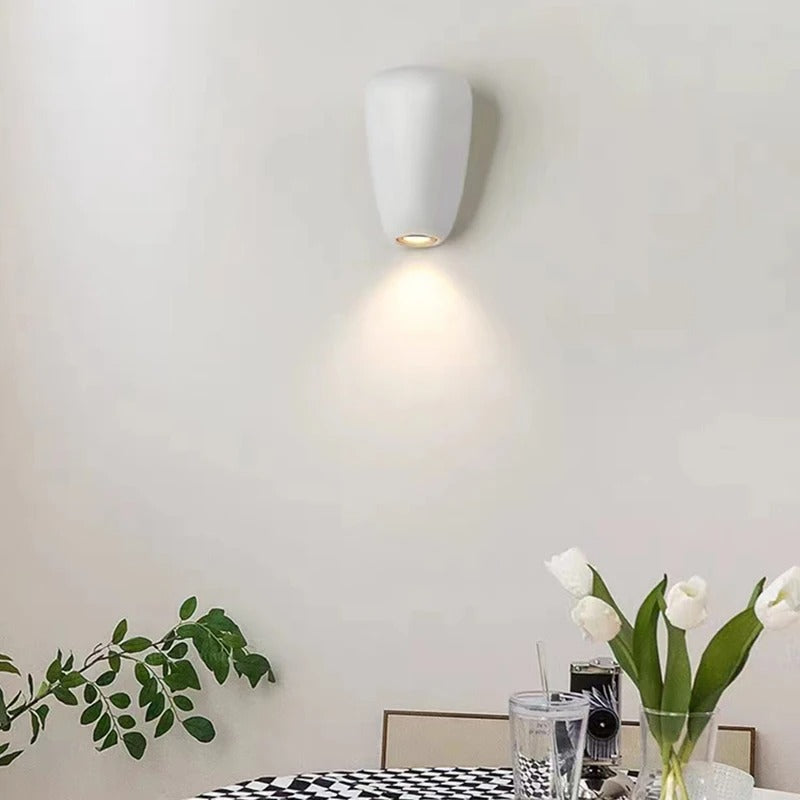 applique murale art nouveu blanc