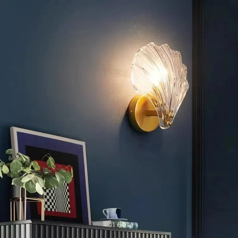 applique murale coquillage