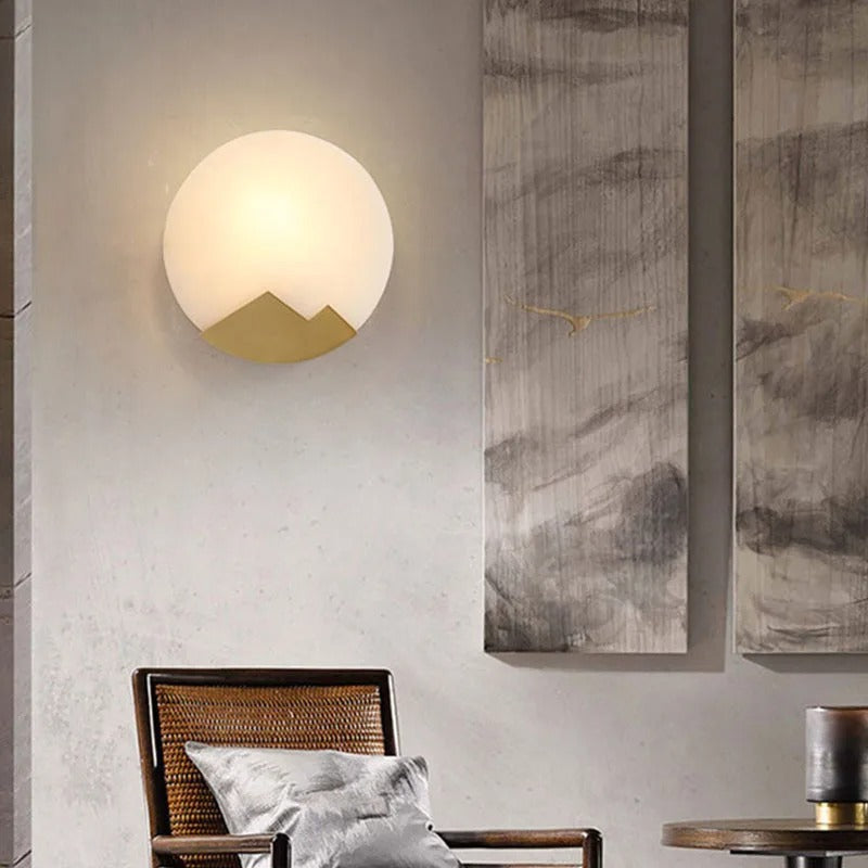 Applique murale opaline design