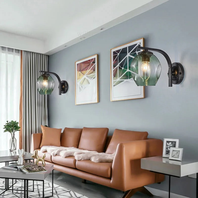 applique murale verre design