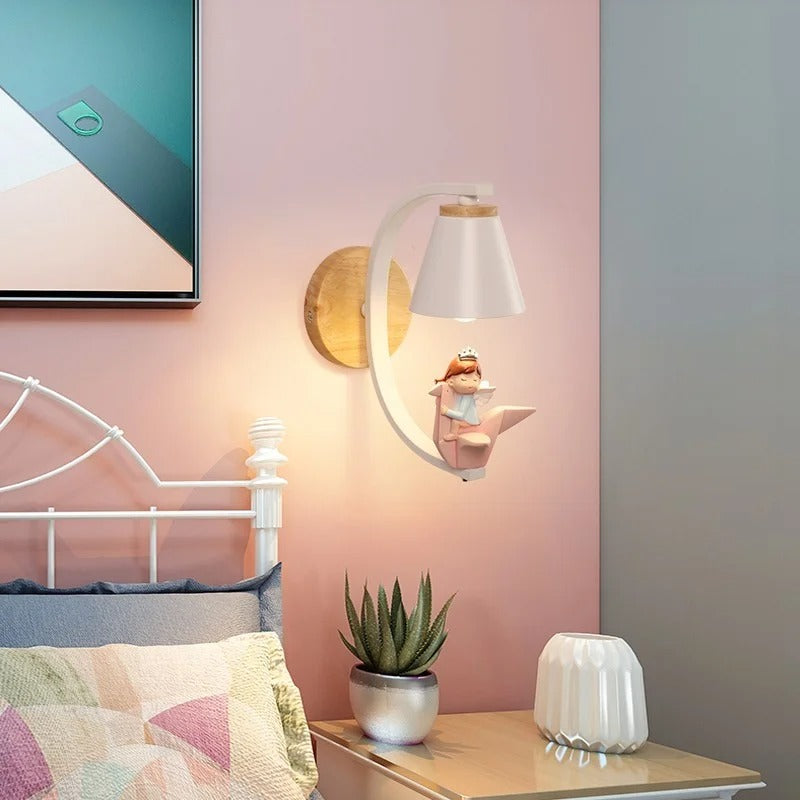 applique murale blanc bois moderne