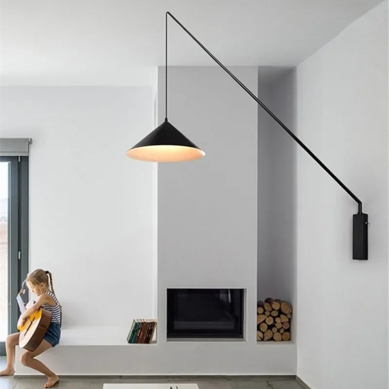 applique murale longue tige