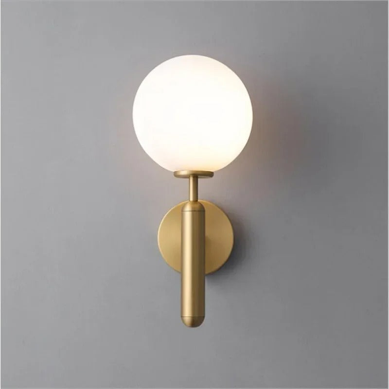 applique murale globe verre