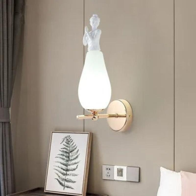 applique murale ange led