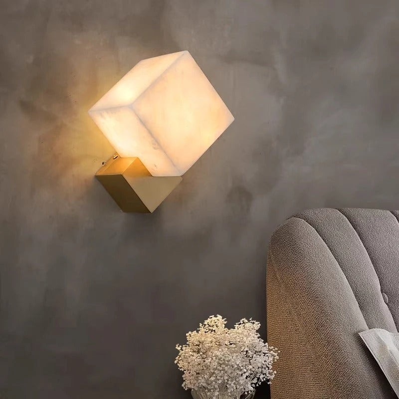 applique murale design led bronze