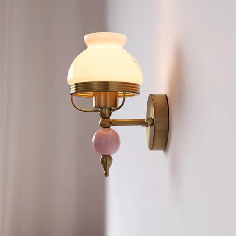 applique murale romantique dorée led