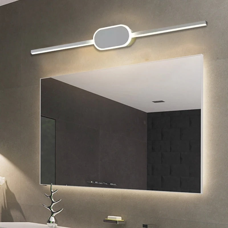 applique murale miroir blanc design