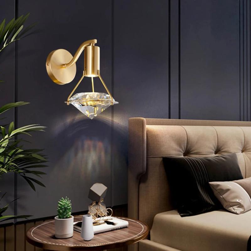 applique murale chevet chambre de luxe 