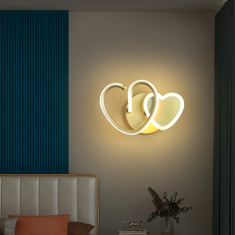 applique murale design coeur moderne