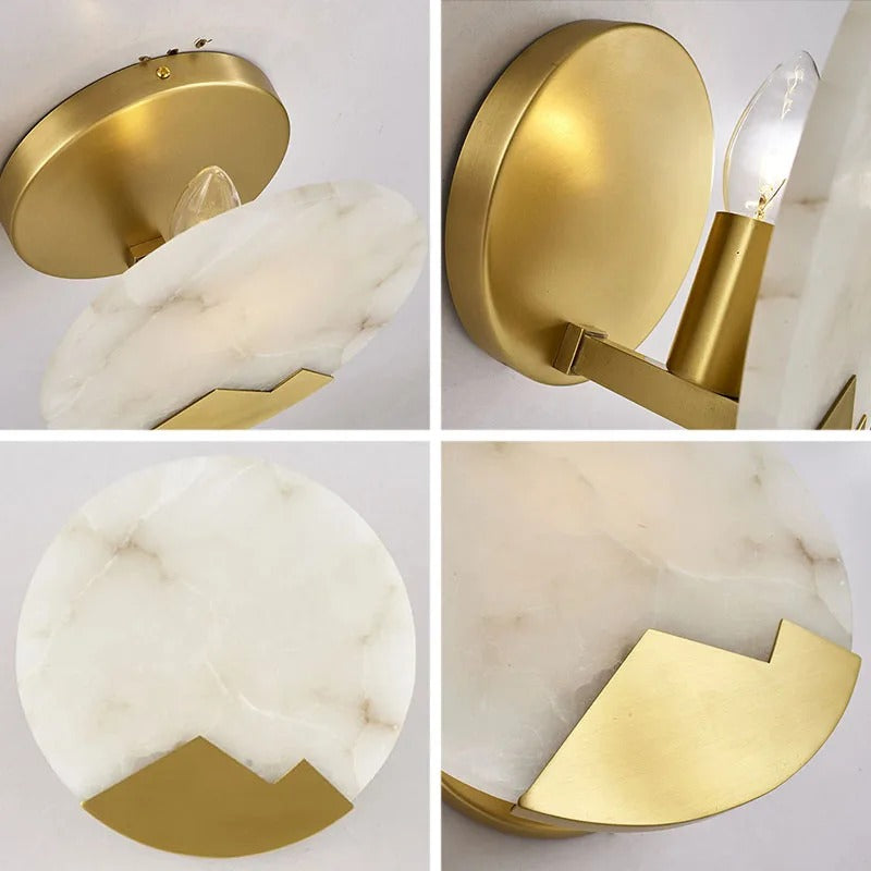 applique murale opaline or design