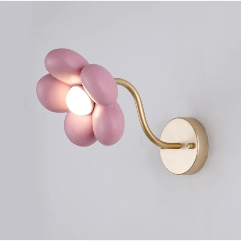 applique murale cuivre rose design