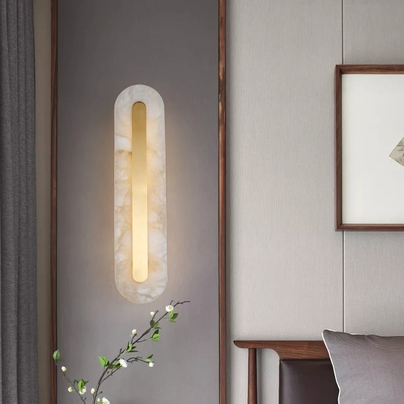 applique murale ovale chambre luxueuse