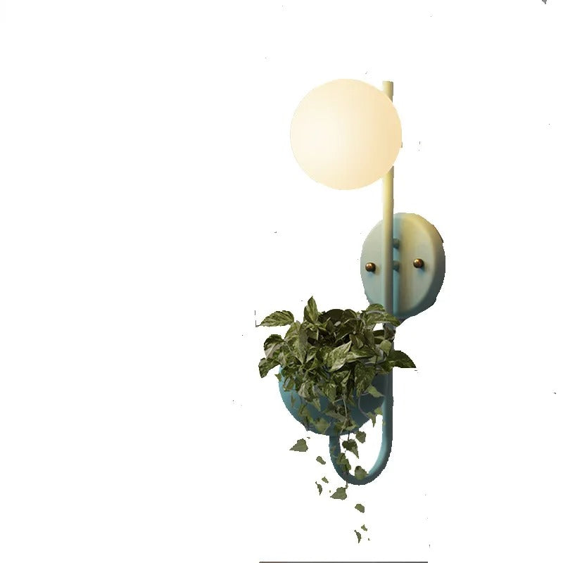 applique murale design plante verte
