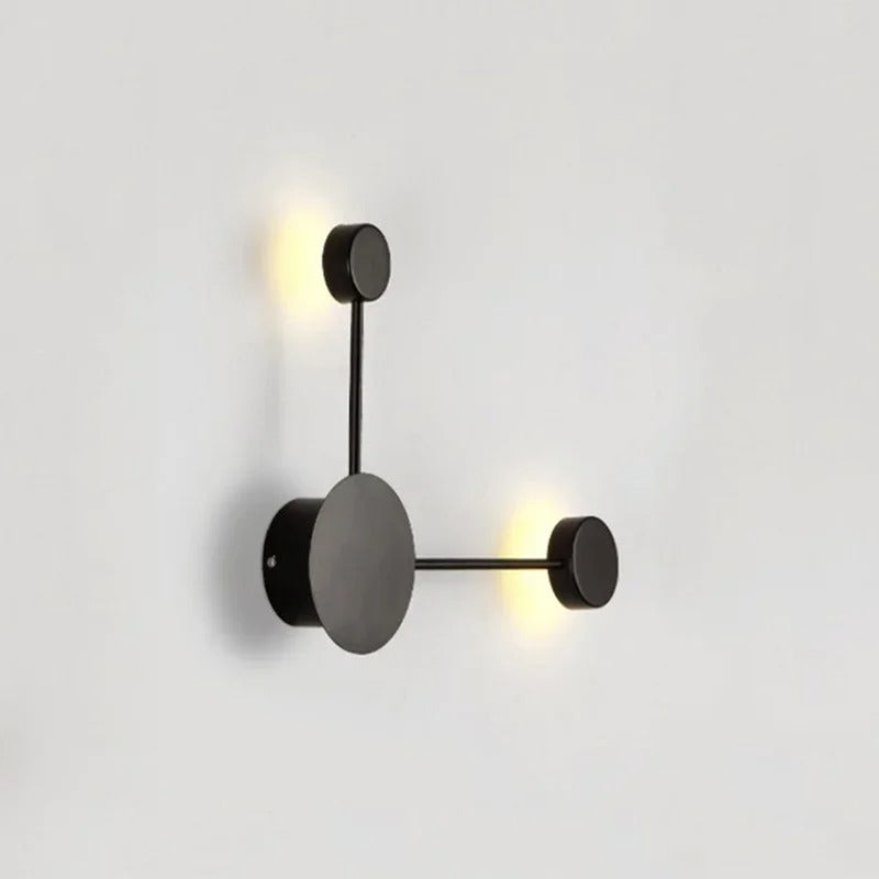 applique murale moderne noire angle